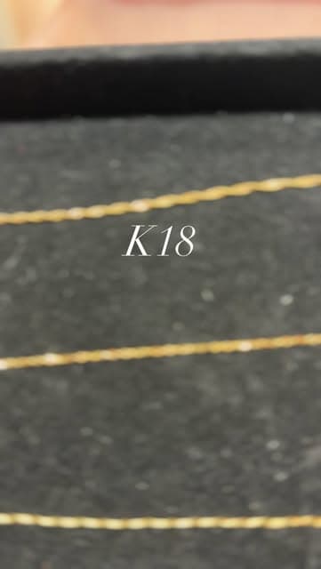 K18のチェーン3種